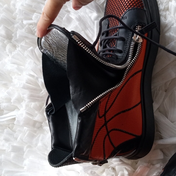 ❌SOLD❌ Giuseppe Zanotti High Top Basketball Sneakers US 8 EUR 41 RARE! 🏀 ❌SOLD❌ - Picture 11 of 16